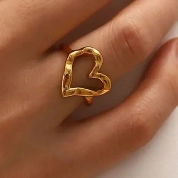 bohemian heart ring C34 - Picture 2 of 7
